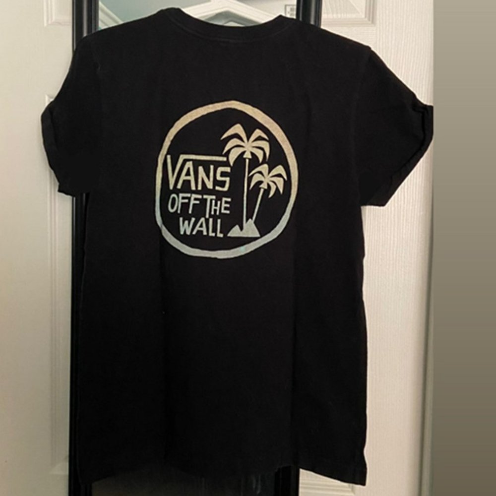 Women's Vans Off The Wall Tropical Skateboarding Shirt ~ Size Medium - Picture 2 of 4